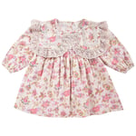 Louise Misha Arinola Baby-klänning Cream Bucolia Fields | Rosa | 12 months