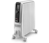 DELONGHI Dragon 4 TRDX41025E Portable Oil-Filled Radiator - White, White