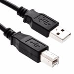 CABLE USB HAUTE QUALITE 2 mètres pour imprimante Espon Canon HP BROTHER etc ...