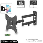 TV Wall Bracket Mount Tilt & Swivel for 26 32 37 40 Inch Monitor LCD Televisions