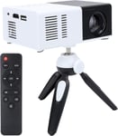 Mini Projecteur, Projecteur De Film Vidéo De La Machine De Projection Led Portable 1800Lx Pour Cinéma Maison, Avec Trépied(Prise Ue)