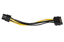 LINK LKCSATA03 Câble SATA 15 pôles mâle - 6 pôles PCI Express 15 cm