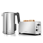 Graef Stainless Steel Kettle & 4 Slice Toaster Set