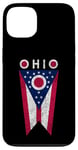 Coque pour iPhone 13 State of Ohio Burgee Flag -- The Buckeye State