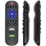 RC280 Fjärrkontrollersättning passar för TCL Roku Smart TV 40S325 43S325 49S325 32S325 50S425 50S425 55S425 65S425 75S425 4 Series 32S305 28S305 40S305 43S3 Black