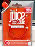 JUICE CHARGER CABLE 1M USB-A TO APPLE LIGHTNING IPHONE IPAD AIRPOD MFI-CERTIFIED