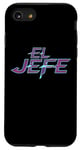 Coque pour iPhone SE (2020) / 7 / 8 El Jefe Boss mexicain drôle style Cyberpunk espagnol