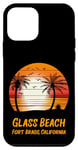 Coque pour iPhone 12 mini Verre Beach Fort Bragg California Vintage Sunset Retro Sun