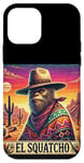 Coque pour iPhone 12 mini El Squatcho Bigfoot Cowboy Sunset Funny Western Sasquatch