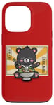 Coque pour iPhone 13 Pro Kawaii Hot Pot Bear Taiwan Travel