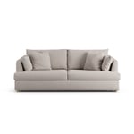 Habitat Holmfirth Fabric 3 Seater Sofa Bed - Stone