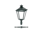 Norlys London 4112 Stolpelampe Sort, 17,5W, LED, IP54 - 3104153