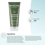 ManCave Caffeine Shampoo for Men, Support and Encourage Healthy Hair Growth with