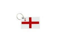 Keychain embroidered patch London flag