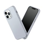 RhinoShield Coque Compatible avec [iPhone 13 Pro Max] | SolidSuit-Coque Fine avec Technologie d'absorption des Chocs et Finition Premium Mate, Contour Objectif Photo Interchangeable - Gris Argent