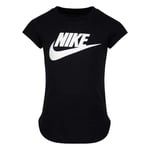 Nike Futura Sport Splash Tee, T-Shirt à Manches Courtes pour Fille avec Logo pailleté (36F269-023)