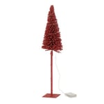 Statuette Déco à LED " Sapin" 58cm Rouge