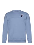 Cloudspun Patch Crewneck Tops Sweat-shirts & Hoodies Sweat-shirts Blue PUMA Golf
