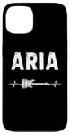 Coque pour iPhone 13 Aria Guitare Battement De Coeur Musique Guitariste