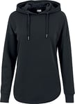 Urban Classics Women's Oversized Terry Hoodie Sports, Black, L