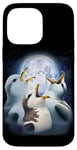 iPhone 14 Pro Max 3 Petrels Howling At The Moon Funny Petrel Bird Lover Birder Case