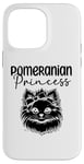 Coque pour iPhone 14 Pro Max Poméranie Princesse Poméraniens Pom Dog