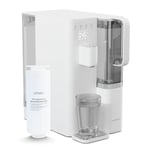 filtre à eau Klarstein VitalPour - Filtration par osmose inverse 5 niveaux, chauffage rapide, réservoir 5 L & carafe 1,5 L, installation facile, écran tactile, sécurité enfant