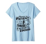 Womens Please Be Patient With Me I'm From The 1900s Vintage V-Neck T-Shirt