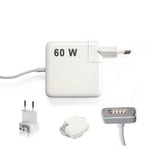 60W 16.5V 3.65A Chargeur compatible pour Apple Fiche T Magsafe 2 pour MacBook 13" 15" Alimentation pour nombreux modèles