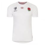 Umbro Childrens/Kids World Cup 23/24 Pro England Rugby Home Jersey - 7-8 Years