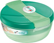 Maped Picnik - Bol à Déjeuner Origins - Grande Capacité 1,4L - Lunch Box 3 Compartiments, Dont 1 Amovible - Ouverture Facile - Idéal pour Repas Complets - Vert