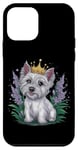 Coque pour iPhone 12 mini West Highland White Terrier avec couronne