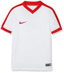 Nike SS YTH Striker Iv JSY Dress Shirt Unisex Kids, Blanc/Blanc/University Red, XS