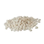 Relaxdays Graviers décoratifs pour Le Jardin, 5 kg, 15-25 mm, en marbre, Parterre, Pot de Fleurs, Tombe, Blanc