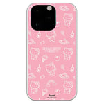 Personalaizer Coque pour iPhone 13 Pro - Hello Kitty Patron Sobre Rosa