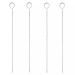 John Lewis Steel BBQ Skewers, Pack of 4