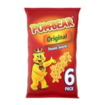 POM-BEAR - Original Flavour Potato Snacks 6 x 13g Bag - 65 Calories Per 13g Bag - Gluten Free, No Artificial Colours or Flavours, Suitable for Vegetarians