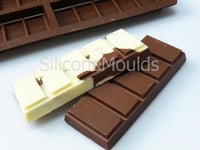 6 cell 5 Section FULL SIZE Mould Silicone Chocolate Bar Candy Wax Melt 56g