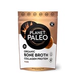 Bone Broth Powder (225g, 25 Servings) | Pure, Unflavoured | Organic, Grass Fed, High Protein, Versatile & Nutrient-Dense - Tissue Recovery, Gut Health, Hair, Skin and Nails