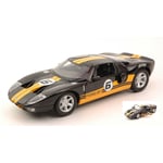 FORD GT CONCEPT RACING N.6 2005 YELLOW/BLACK 1:24 MotorMax Auto Competizione