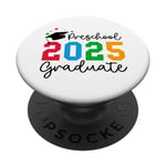 Diplôme préscolaire 2025 Dernier jour de remise des diplômes scolaires Jour 25 PopSockets PopGrip Interchangeable