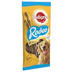 Pedigree Rodeo 84 Sticks, Dog Treats with Chicken - no artificial Colours or Flavours providing tasty Nutrients, Vitamins, Minerals and Omega 3, Pack of 1 (12 x 7)