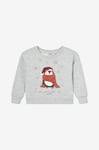 KIDS ONLY - Jultröja kmgYda Xmas L/S O-neck Sequins Box - Grå