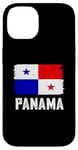 Coque pour iPhone 14 T-shirt Panama pour homme et femme Drapeau panaméen Panama