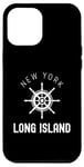 iPhone 13 Pro Max Long Island New York Vintage LI NY Ship Wheel Est 1640 Case