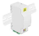 DeLOCK Optical Fiber Connection Box DIN Rail 4xSC Simplex LC Duplex