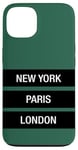 Coque pour iPhone 13 New York Paris London Novelty Graphic Tees & Cool Designs