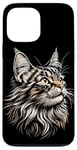 Coque pour iPhone 13 Pro Max Maine Coon Chat Cat Amoureux des Chats Maine Coon Doux