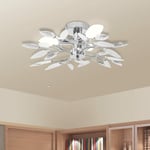 Plafonnier Moderne Lustre Luminaire et bras en forme de feuille Acrylique 3 ampoules E14 49946