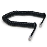 39105 Cordon Pour Combiné De Téléphone Extensible En Spirale Câble Plat Rj9 35 Cm À 2 M